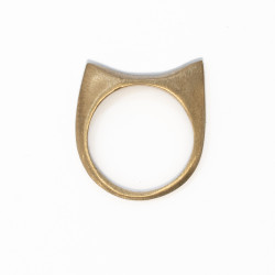 Anello in bronzo con doppia...